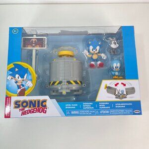 Sonic The Hedgehog 2.5" Action Figure Level Clear Diorama